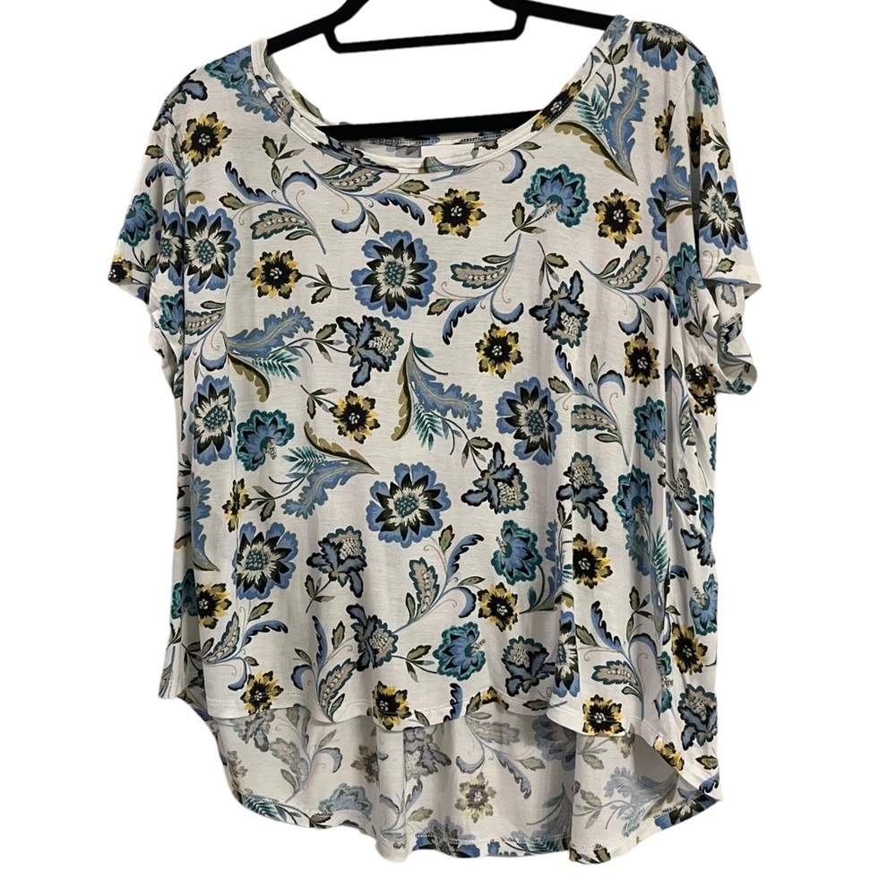 J Jill Floral Top Size Large